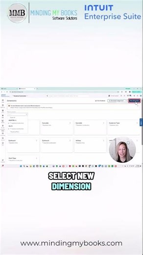 Create Dimensions in Intuit Enterprise Suite in Under 60 Seconds