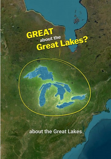 Why the Great Lakes Are Truly Great 😱 Lake Superior 🌊 #LearnOnTikTok #TikTokLearningCampaign #greatlakes #lakesuperior #geography