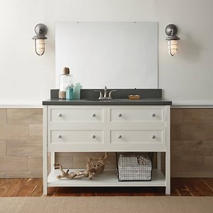 MirrorMate makes framing your mirror a breeze - even if you aren't a DIY pro! Transform your bare builder grade mirror in minutes, and enjoy your beautiful bathroom for years to come! It's the frame you install while you mirror is on the wall! Fall in love with your new mirror frame only at https://mirrormate.com | MirrorMate Frames