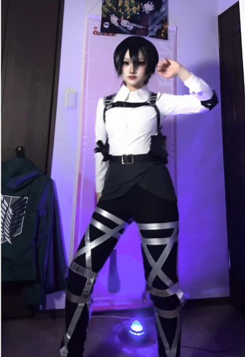 New Sun dance 🧣 Mikasa Ackerman cosplay#mikasa #aot #cosplay #ミカサコスプレ #進撃の巨人コスプレ