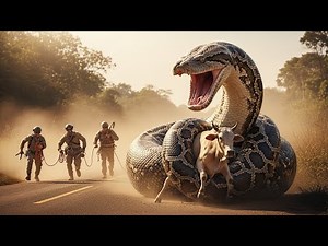 Massive Python Targets Cow in Broad Daylight — Heart-Stopping Moment!