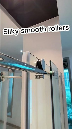 Shower Door Rollers Sticking? This Simple Upgrade Fixed Everything#modernbathroom #showerhinge