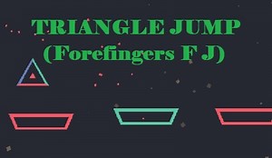 Triangle Fingers Typing Game