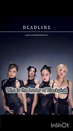 Who is the leader of Blackpink🤔 #roselisa #jisookim #jenniekim #rose #rosé #lalisamanobal
