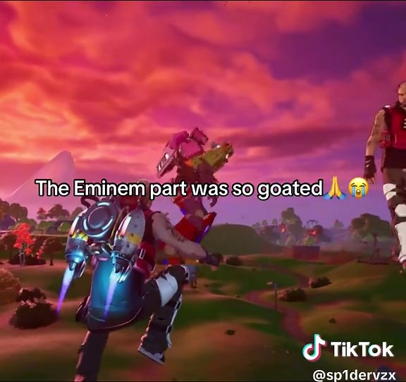 Eminem Reacts to Epic Fortnite Event Battle