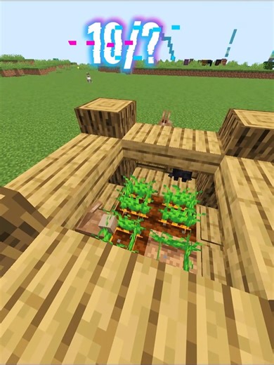 Minecraft easy rabbit trap 🪤#minecraft#gamin#short#build#samkingcraft