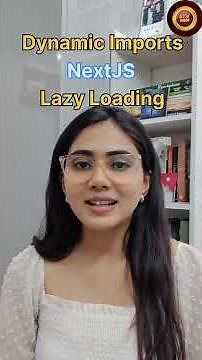 Dynamic Import & Lazy Loading in Next.js Explained in 60 Seconds | Next.js Tips | STM CODER #shorts