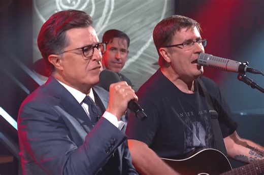 Colbert Nation Finds Its Anthem in Resurfaced Clip of Stephen Colbert Singing ‘This Year’ - LateNighter