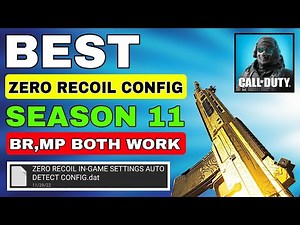 COD MOBILE: Best Settings For *NO RECOIL* In 2023 | Codm Config