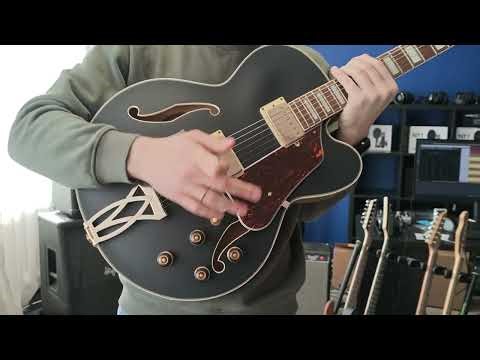 Ibanez AF75G BKF Hollow Body ģitāras apskats
