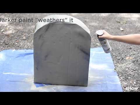 How to Make Cardboard Tombstones