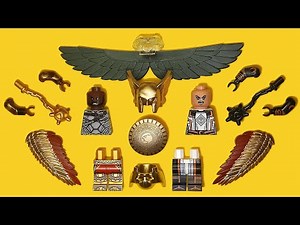 LEGO Hawkgirl (Superman) VS. Hawkman (Black Adam) | Unofficial Minifigure | DC