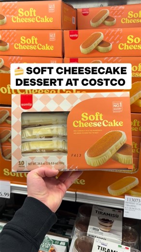 Costco Buys | 🍰 If you love lighter desserts, this Soft Korean Cheesecake is such a good one to try! Each piece has a soft sponge base topped with... | Instagram