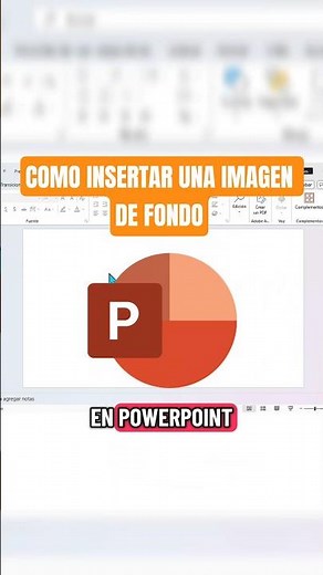 Como insertar una imagen de fondo en powerpoint #youtubeshorts #powerpoint #word #subscribe