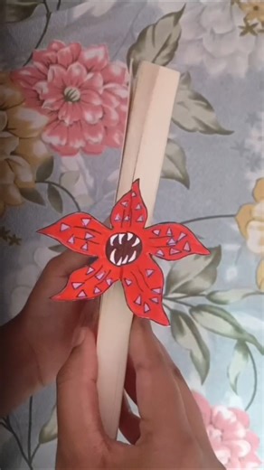 Stranger Things| DIY cute Demogorgon Bookmark gift idea 🔖📖☺️.