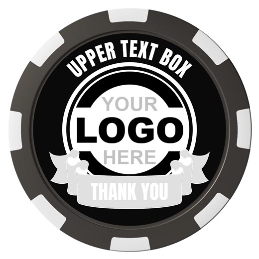 Lower Banner Composite Poker Chips