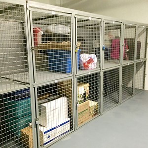[Hot Item] Custom Double Layer Steel Storage Cage Warehouse Cage for Security Storage