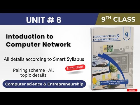 Class 9 Computer Smart Syllabus | Chapter 6 Introduction to Computer Network | Topics Pairing Scheme