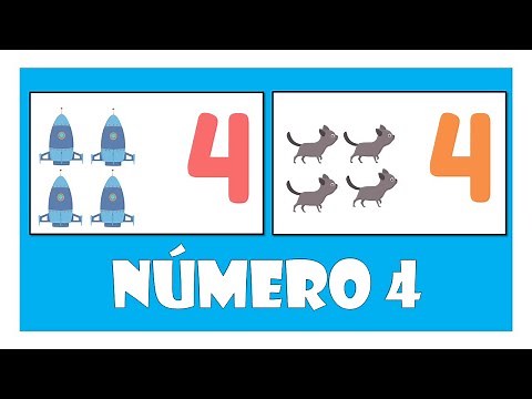 Número 4 | Aprender os números em português