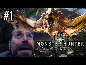 My FIRST Monster Hunter! Monster Hunter World First Playthrough - Part 1