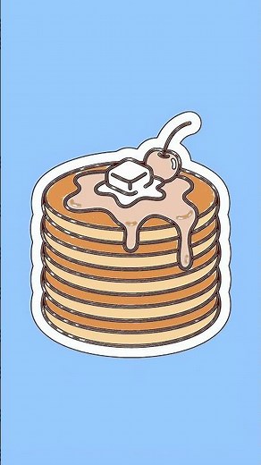 Easy Pancakes Drawing Tutorial for Beginners with Chillify