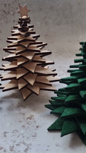 These have got to be one of my favourite decorations I've made with my laser cutter.