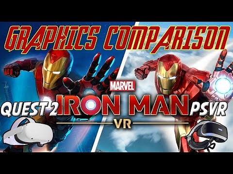 Marvel's Iron Man VR Graphics Comparison | Quest 2 / PSVR