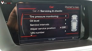 Audi Reset Tire Pressure Light - TPMS - MMI