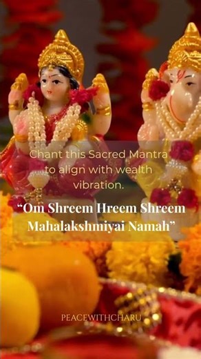 Invoke Goddess Lakshmi’s blessings this Diwali🪔#Diwali2025 #LakshmiMantra #wealth #Abundance #Diwali