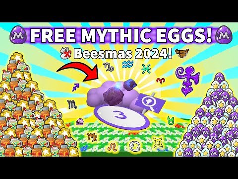 🌠 All Mythic Meteor Shower Rewards in Bee Swarm Simulator Beesmas 2024!