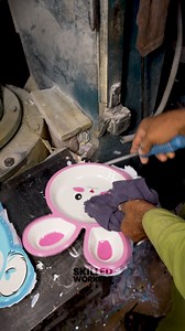 How Kids' Food Plates Are Made! | Skilled Workers