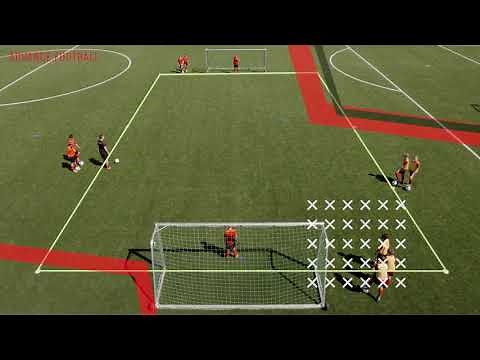 Umschalten trainieren | Übung | Spielform für das Fußballtraining (Einlaufen) | D-Jugend