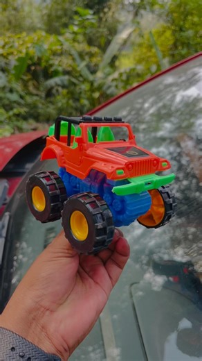 Remote control BIG WHEELS JEEP unboxing and ramp racing. #remotecontrol #shorts #rc ￼