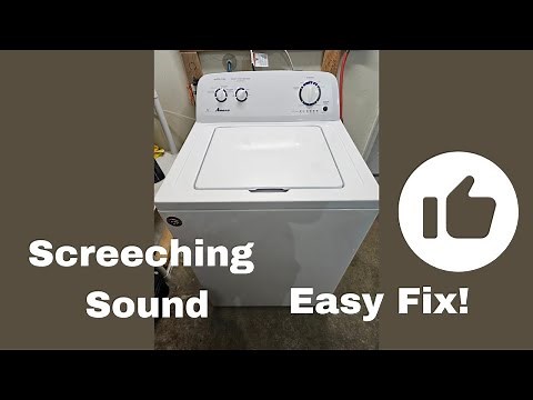 Washer Making Loud Screeching Noise? Easy DIY Fix That Costs Almost Nothing