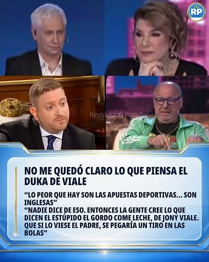 I'm still not clear on what Duka thinks of Viale…