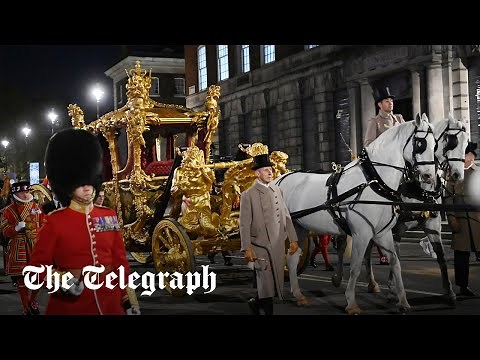 Coronation: Crowds catch first glimpse of Royal carriages at overnight rehearsals