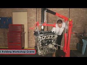 Clarke 1 Tonne Folding Workshop Crane - CFC100