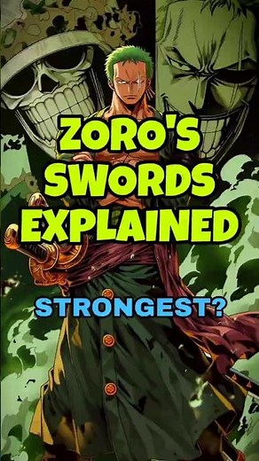 Zoro’s Swords Explained ⚔️ #onepiece #luffy #zoro #animemalayalam #onepieceanime