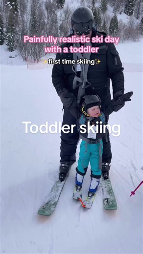 Taking our toddler skiing for the first time…went just as expected. 😅 we took him to a resort in Utah and it was the perfect introduction for skiing. This is when he was two years old. We are excited for the upcoming ski season as he will be three this year and we’re excited to practice some more. ##ski#Fa#FamilySkiDayo#Toddlera#Familykiingtiktok