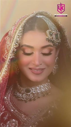 Muslim Bridal Makeup Look | Classic Indian Bridal Look by UK International #bridalmakeuplook