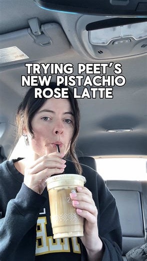 Pistachio Rose Latte Review at Peet’s Coffee
