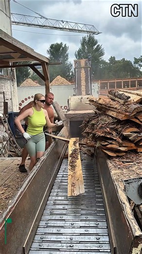 How a Wood Debarking Conveyor Works | Construction Education Shorts