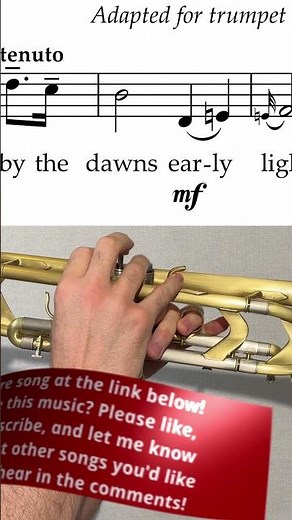 How to Play The Star Spangled Banner on Trumpet + Performance