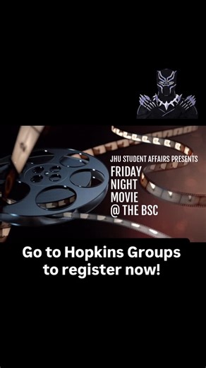 Center for Diversity and Inclusion on Instagram: "Join us Friday, February 13th from 6-830pm for BSC Movie Night featuring a remix of the sound score by Shaolin Jazz. Register on Hopkins Groups ASAP. Limited seating and snacks will be on deck. The event will take place in BSC 210A and All JHU Affiliates are Welcome! #bscmovienight #movienight #moviebuff #filmnight #popcorn"