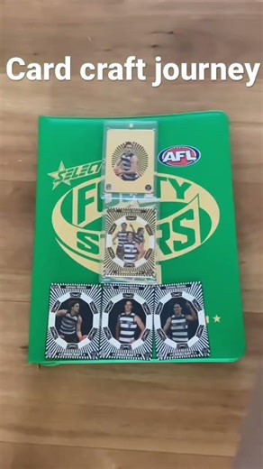 Card craft journey #afl #cards #teamcoach #craft #cardman22