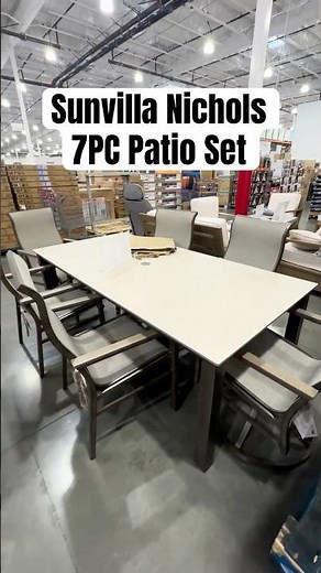 SUNVILLA Nichols 7PC Patio Set at Costco! Stylish, Durable & Perfect for Summer!