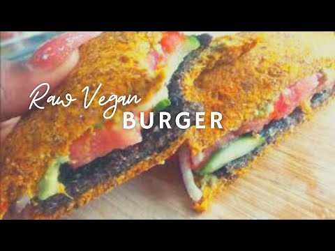 Raw Vegan Challenge Day 7 | How to Make Raw Vegan Burger | Korenn Rachelle