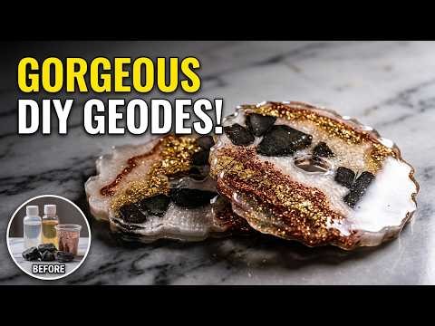 Geode Coasters That Look Like Real Gems - 46