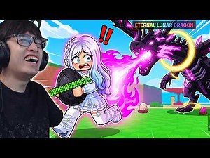 HÙNG AKIRA TRỘM 1 QUẢ TRỨNG ĐỂ NỞ RA TỪ GÀ LV 1 ĐẾN RỒNG MẶT TRĂNG LV MAX TRONG ROBLOX