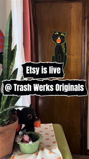 Official Etsy launch today! Thank you everyone who has shown love to this project 🎃🖤#smallbusiness